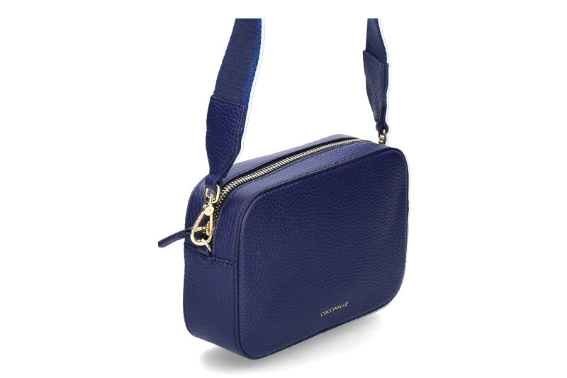 Coccinelle Umhängetasche MINI TEBE GRAINED LEATHER- royal blue/blau