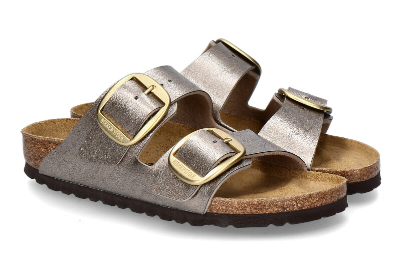 Birkenstock arizona washed metallic gold on sale