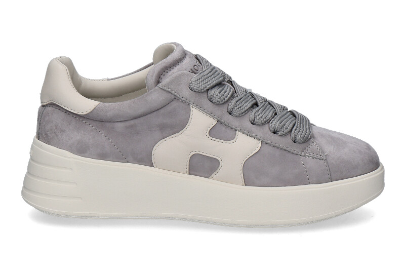 Hogan Damen- Sneaker REBEL ALLACCIATO- grey/grau