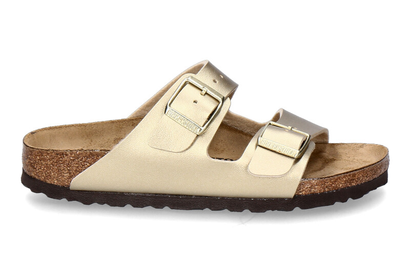 Birkenstock Pantolette ARIZONA SCHMAL BS- gold