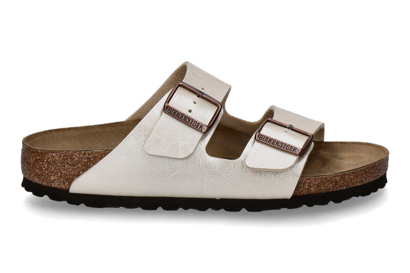 Birkenstock Pantolette ARIZONA BS BIRKO-FLOR- graceful pearl white