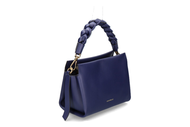 Coccinelle Umhängetasche BOHEME GRANA DOUBLE GRAINED LEATHER- royal blue/blau