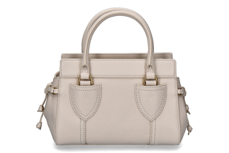 Coccinelle Tasche YORK GRAINED LEATHER- lambskin white/nature