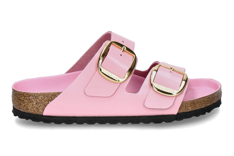 Birkenstock Pantolette ARIZONA BIG BUCKLE NORMAL- high shine fondant pink 