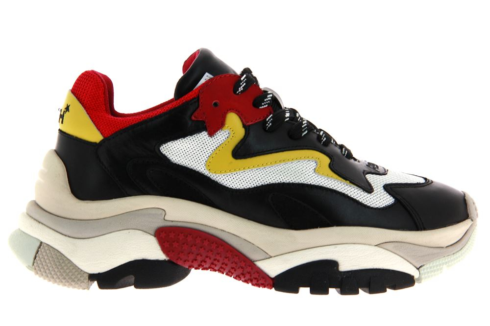 ASH Chunky Sneaker ADDICT BLACK RED YELLOW (39)