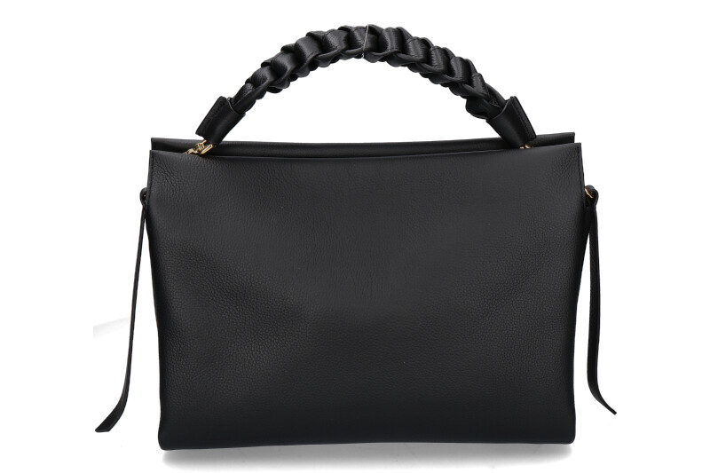 Coccinelle Tasche BOHEME GRANA DOUBLE GRAINED LEATHER- noir/schwarz 