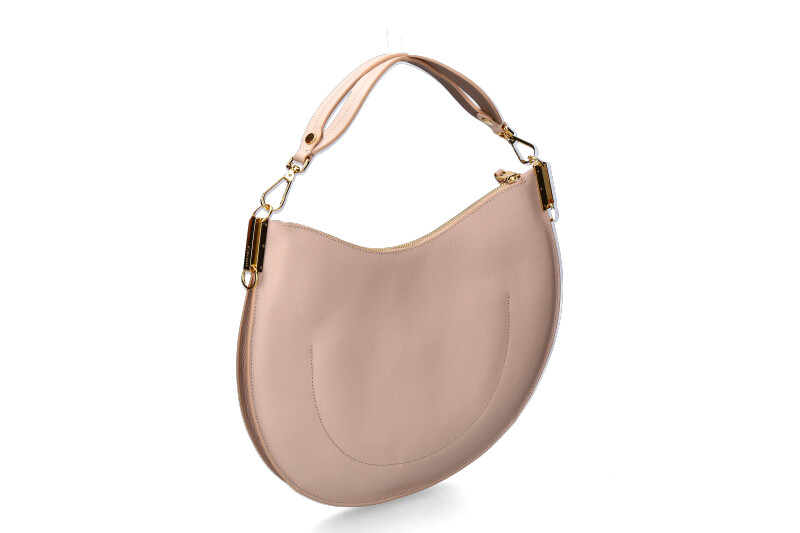 Coccinelle Tasche SUNUP GRAINED LEATHER- rosette/warm taupe