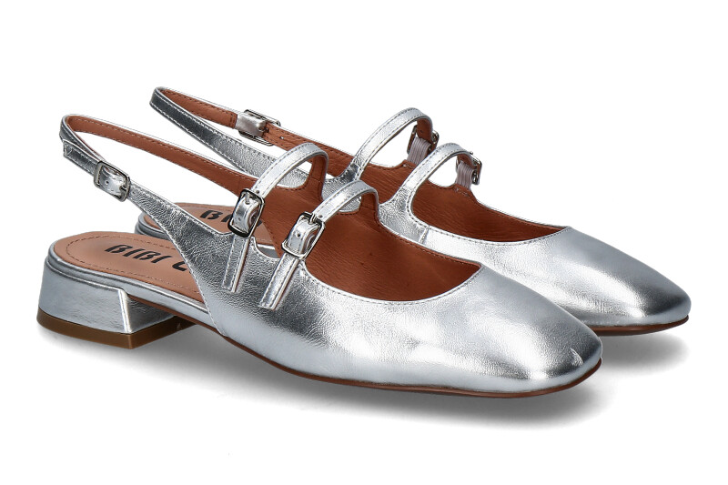 Bibi Lou Slingpumps HINA- plata/silber