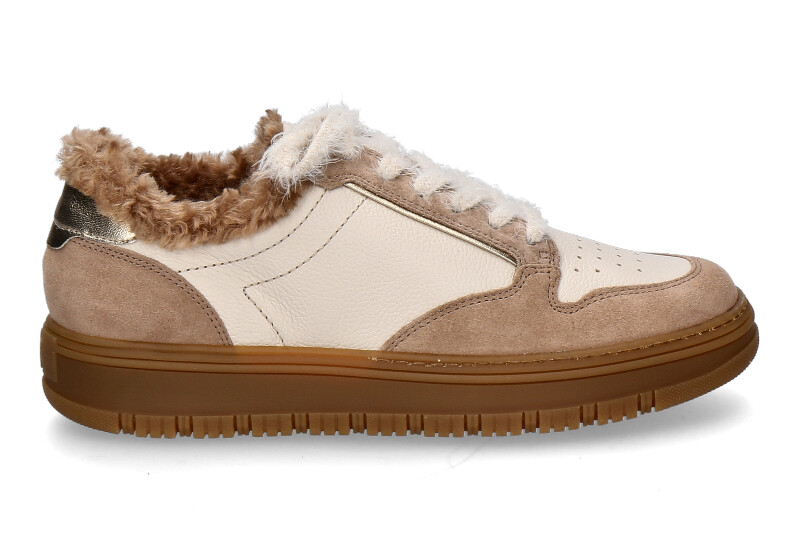 Paul Green Sneaker gefüttert SUEDE CALF- almond/ biscuit