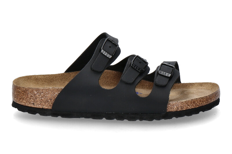 Birkenstock Pantolette FLORIDA BS BIRKO-FLOR- black/schwarz