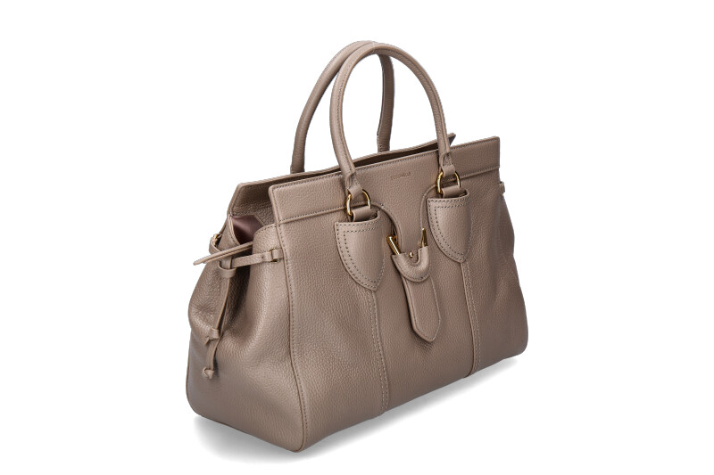 Coccinelle Tasche YORK LARGE GRAINED LEATHER- warm taupe