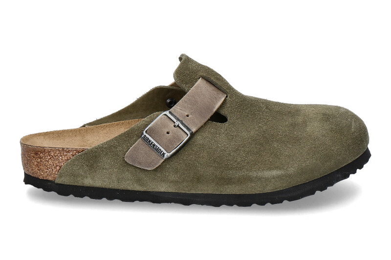 Birkenstock Clogs BOSTON BS MISCHLEDER NORMALE WEITE- thyme/grün