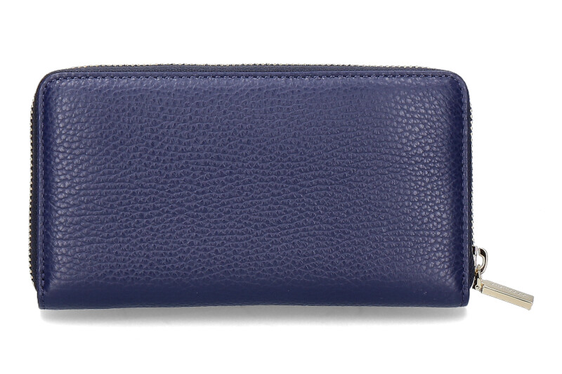 Coccinelle Portemonnaie GRAINED LEATHER METALLIC SOFT-royal blue/dunkelblau