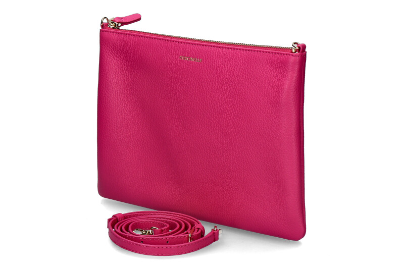 Coccinelle Clutch CROSSBODY MEDIUM- new fuchsia/pink