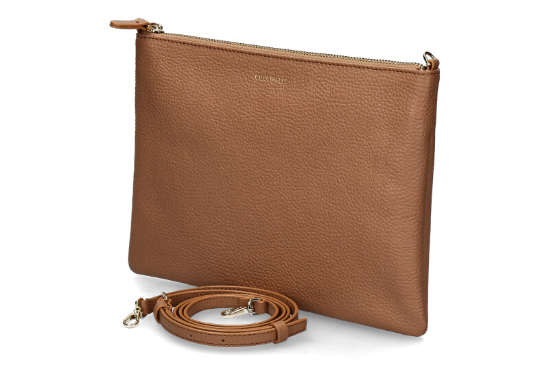 Coccinelle Clutch CROSSBODY MEDIUM- skin/braun