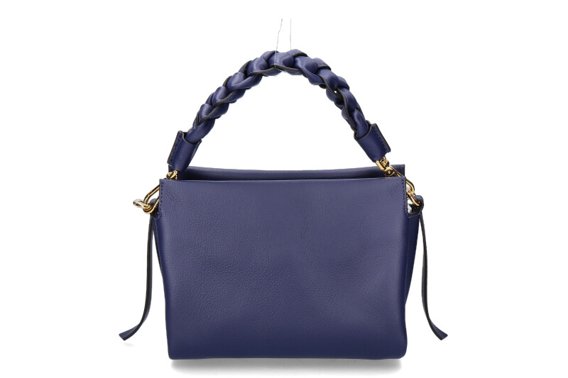 Coccinelle Umhängetasche BOHEME GRANA DOUBLE GRAINED LEATHER- royal blue/blau