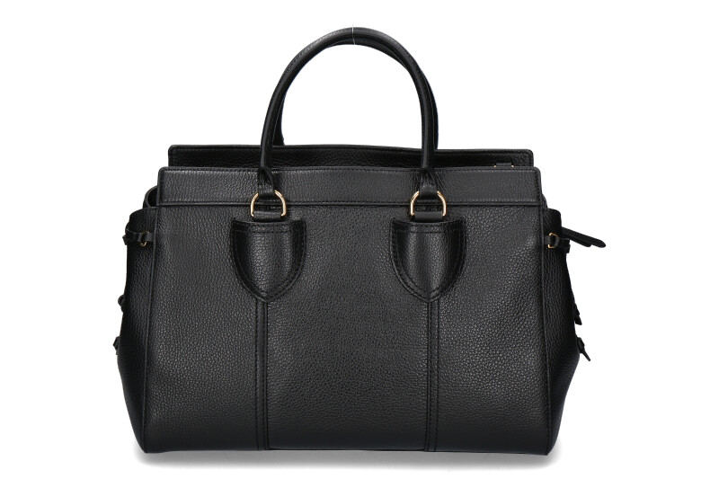 Coccinelle Tasche YORK LARGE GRAINED LEATHER- noir/schwarz