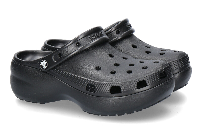 Crocs Pantolette CLASSIC PLATFORM CLOG- black
