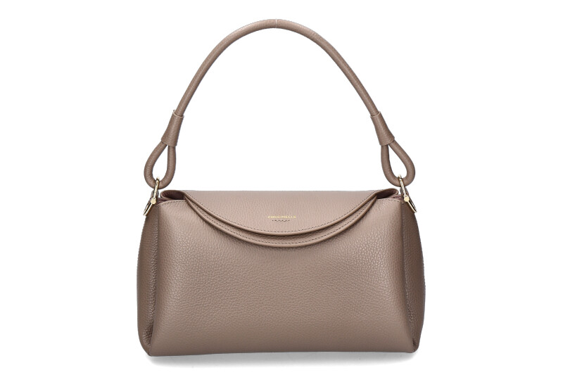 Coccinelle Umhängetasche ECLYPS GRAINED LEATHER- warm taupe