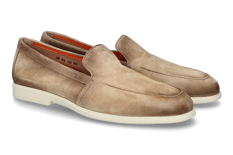 Santoni Herren- Slipper MALIBU- brown/braun