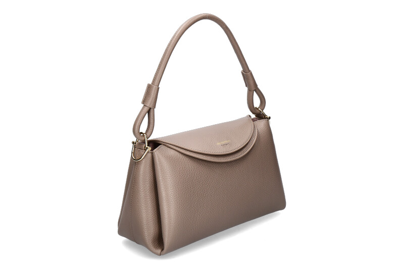 Coccinelle Umhängetasche ECLYPS GRAINED LEATHER- warm taupe