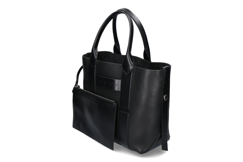 Hogan Shoppertasche SCRIPT SHOPPING MEDIA- schwarz