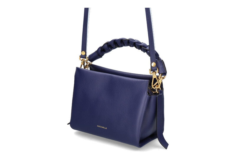 Coccinelle Umhängetasche BOHEME GRANA DOUBLE GRAINED LEATHER- royal blue/blau