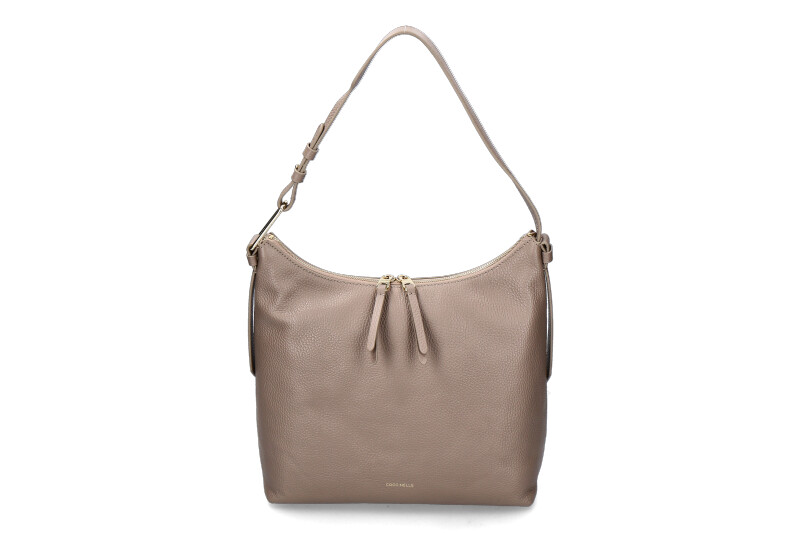 Coccinelle Tasche MALORY GRAINED LEATHER- warm taupe