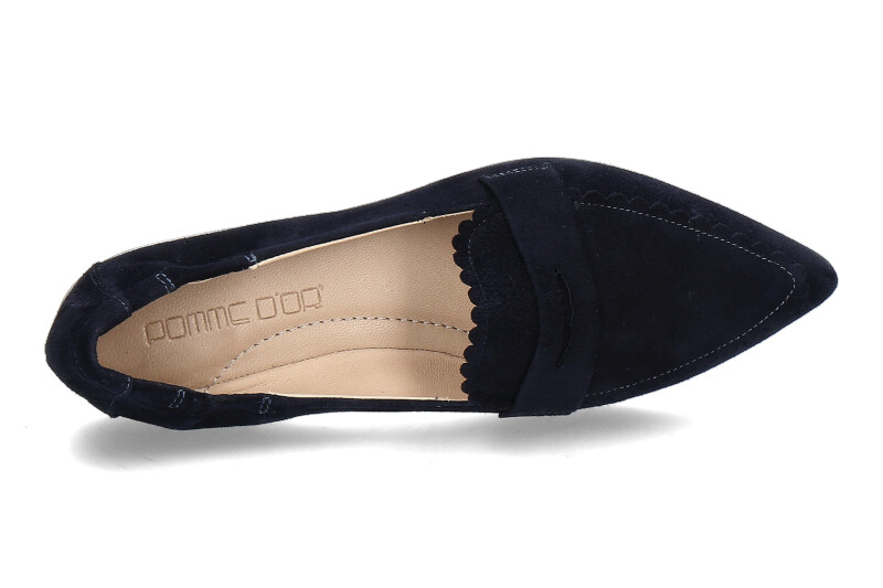 Pomme d' Or Slipper GRACE CAMOSCIO- navy/dunkelblau