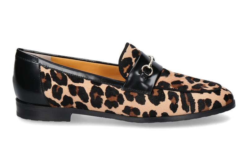 Truman's  Slipper PONY LEOPARD SPAZZ. NERO