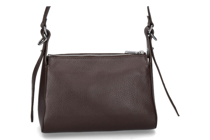 Coccinelle Umhängetasche MINI BISHOP GRAINED LEATHER- fondant brown/braun