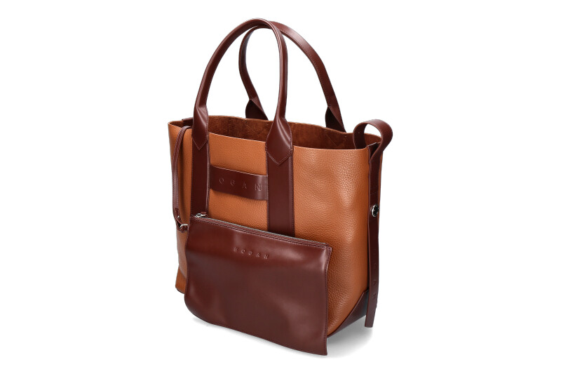 Hogan Shoppertasche SCRIPT SHOPPING MEDIA- brown