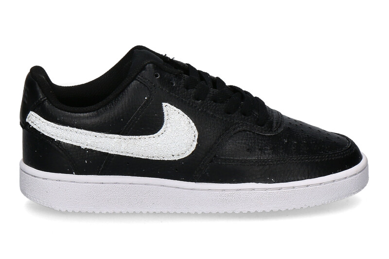 Nike Sneaker by Ballo Da Sola COURT VISION LOW BLACK GLITTER 