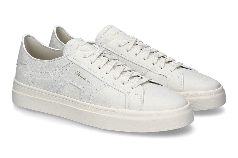 Santoni Herren- Sneaker DBS- white/weiss