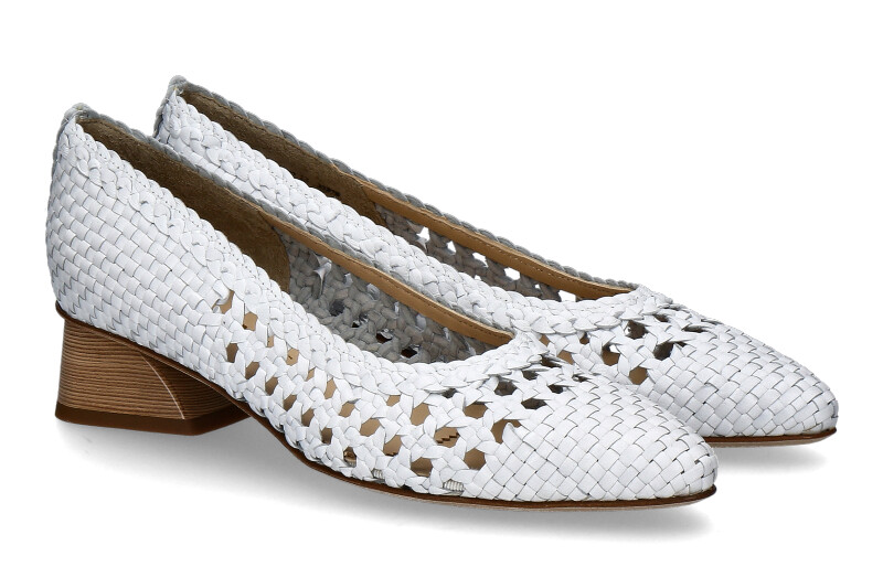 Brunate Pumps FLEX WOVEN- white/weiss