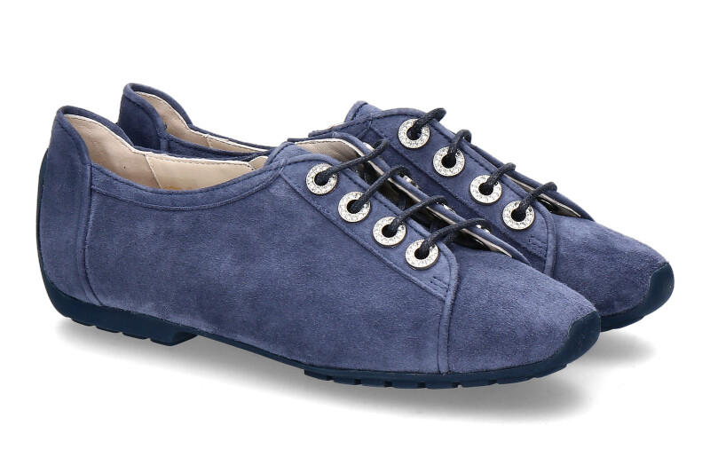 Mania Sneaker CAMOSCIO LIRIO- blu/ jeansblau