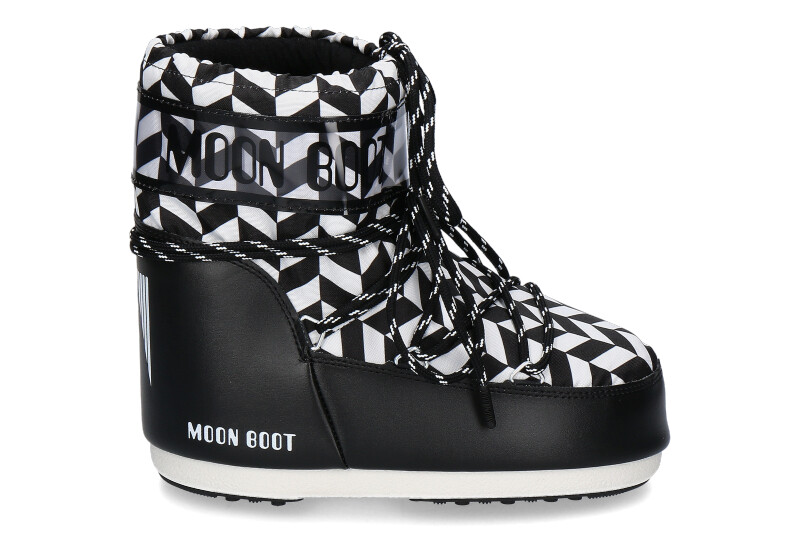 Moon Boot Bootie ICON LOW OPTICAL- black/white