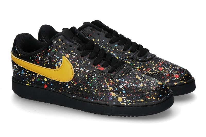 Nike Sneaker by Ballo Da Sola COURT VISION LOW BLACK DOTTED 