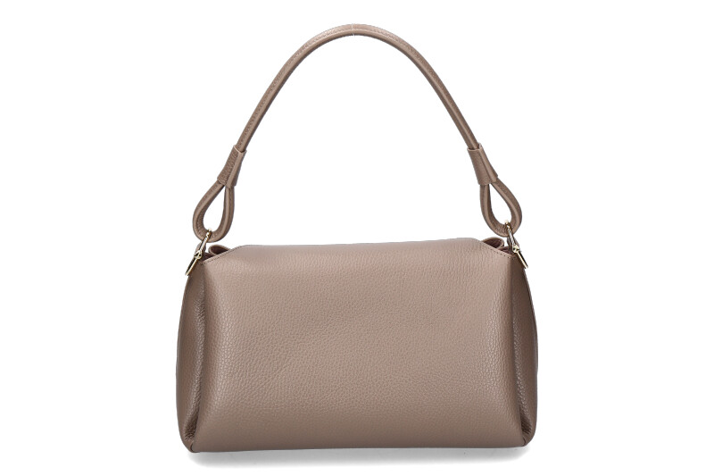 Coccinelle Umhängetasche ECLYPS GRAINED LEATHER- warm taupe