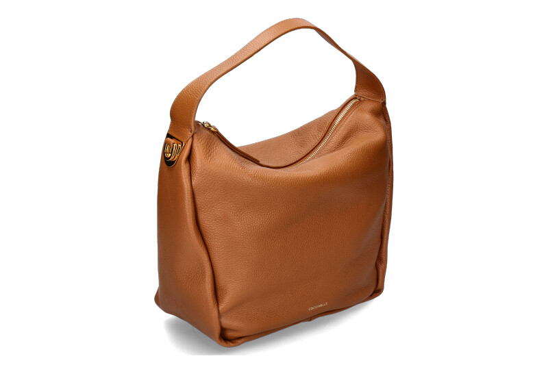 Coccinelle Tasche OLIVER GRAINED LEATHER- cuir/braun