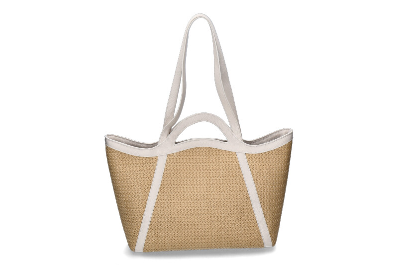 Coccinelle Shopper AMALIA- weiss/natur