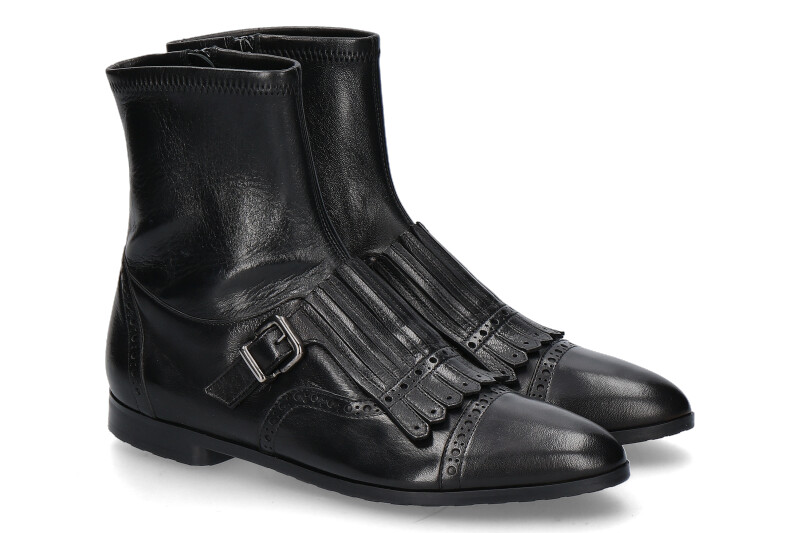 Truman`s Stiefelette NAPPA STRETCH NERO (42)