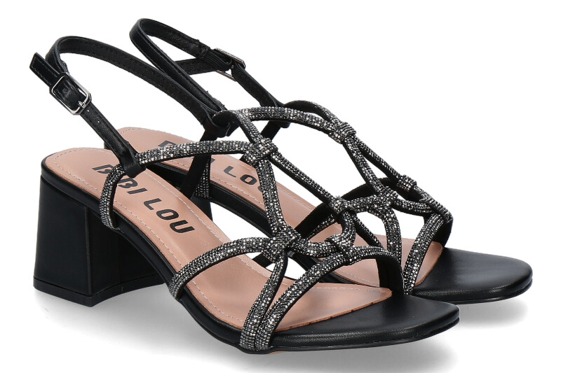 Bibi Lou Sandalette LIV- negro/schwarz