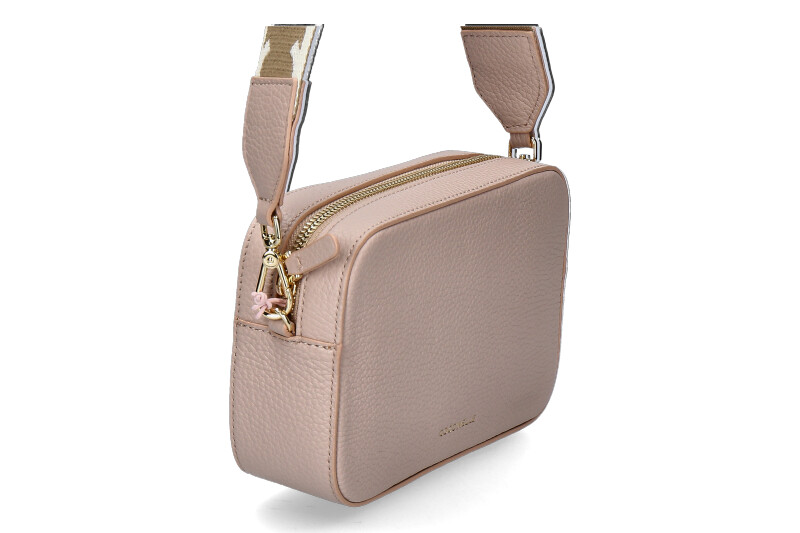 Coccinelle Umhängetasche MINI TEBE GRAINED LEATHER- rosette/rosa