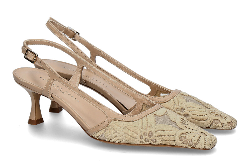 Roberto Festa Slingpumps VERNET SEVRES BEIGE NAPPA TOFFEE