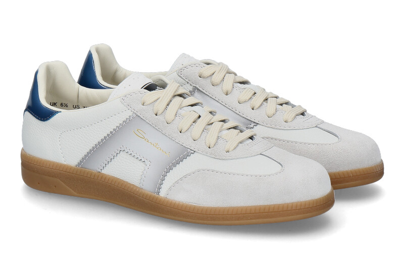 Santoni Herren- Sneaker DBS OLYMPIC- white/weiss