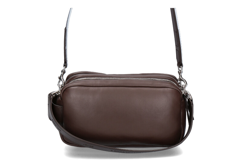 Hogan Umhängetasche DOPPIA ZIP- chocolate brown/braun