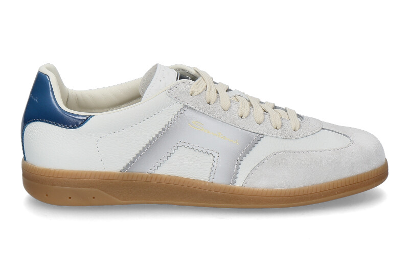 Santoni Herren- Sneaker DBS OLYMPIC- white/weiss