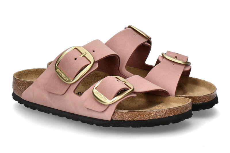 Birkenstock Pantolette ARIZONA BIG BUCKLE NUBUKLEDER- old rose