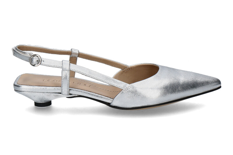 Pomme d'Or Slingpumps LAMINATO- argento/silber